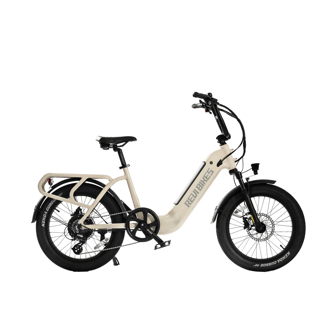 Revi Bikes Runabout.2 Step-Thru Electric Bike - 52V, 750W, 15Ah, rear rack - 100% Financing Available!
