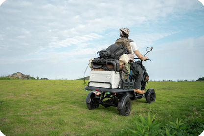 Eunorau S500 Electric Utility Quad Vehicle 48V/500W high torque mid-motor, range up to 31 miles, 3 speed modes - 100% Financing Available!
