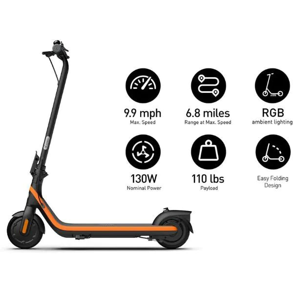 Segway Ninebot C2 Pro Electric Scooter for Kids Age 6-14