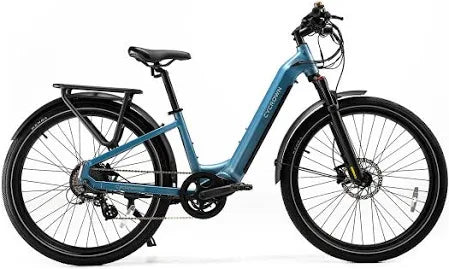 Cycrown Dremax Commuter Step-Through or Step-Over Ebike Electric Bike - 48V 500W dual hydraulic brakes, 27.4" x 2.4" Kenda tires, max load 330 lbs - 100% Financing Available!