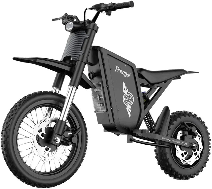 Freego X0 Electric Mini Bike - 60V, 23Ah, 3600W peak, 40 MPH max speed,  full suspension, hydraulic brakes - 100% Financing Available