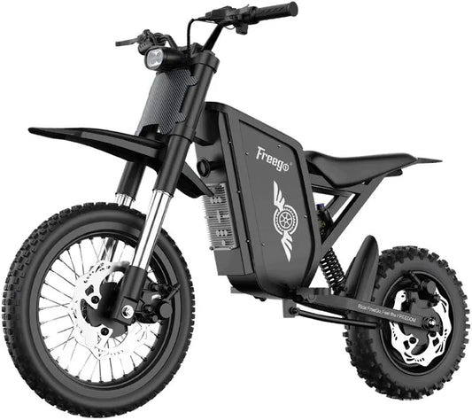 Freego X0 Electric Mini Bike - 60V, 23Ah, 3600W peak, 40 MPH max speed,  full suspension, hydraulic brakes - 100% Financing Available