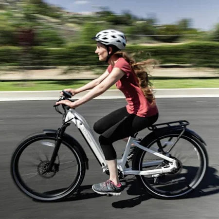 Cycrown Dremax Commuter Step-Through or Step-Over Ebike Electric Bike - 48V 500W dual hydraulic brakes, 27.4" x 2.4" Kenda tires, max load 330 lbs - 100% Financing Available!