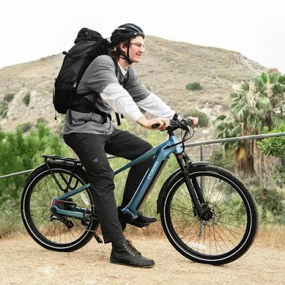 Cycrown Dremax Commuter Step-Through or Step-Over Ebike Electric Bike - 48V 500W dual hydraulic brakes, 27.4" x 2.4" Kenda tires, max load 330 lbs - 100% Financing Available!