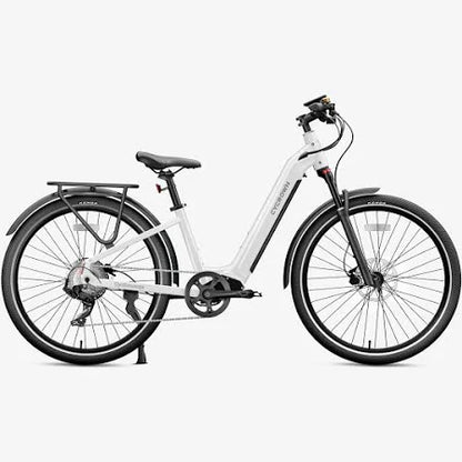 Cycrown Dremax Commuter Step-Through or Step-Over Ebike Electric Bike - 48V 500W dual hydraulic brakes, 27.4" x 2.4" Kenda tires, max load 330 lbs - 100% Financing Available!