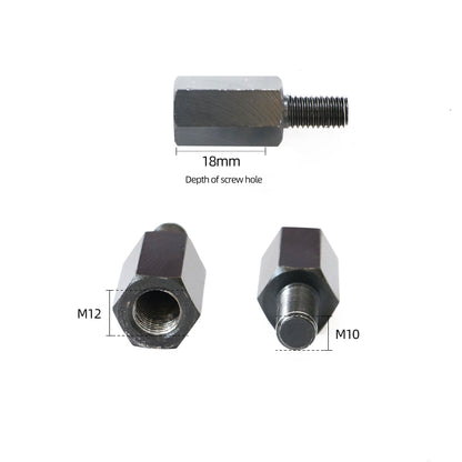 Eunorau | M12 to M10 Trailer Hitch Adapter Fit for Hub Motor Ebike | LT02-PORTBAR-M12M10