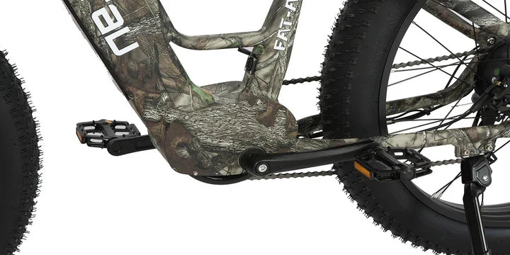 Eunorau FAT-AWD 2.0 Fat Tire Electric Bike 48V/500W+500W dual hub motor, range up to 80 miles - 100% Financing Available!