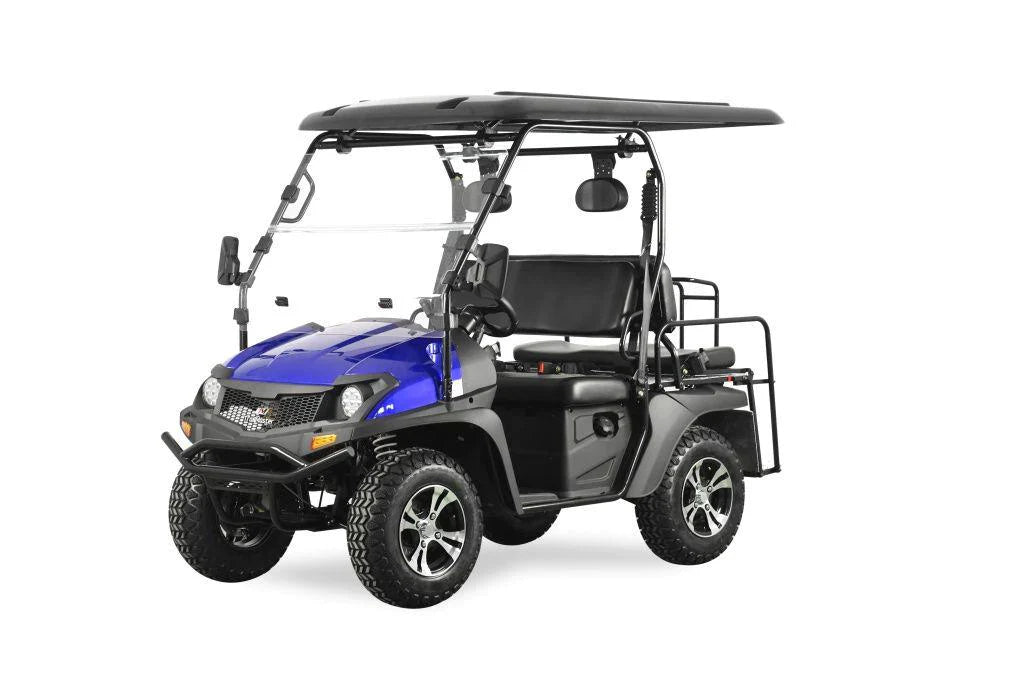 Trailmaster Taurus 50EV, 60 Volt, 4 Seats, rear cargo area, Brushless motors, Full DOT light package included, Optional dump bed