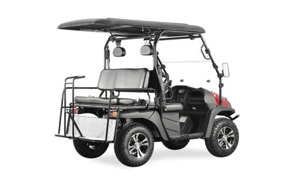 Trailmaster Taurus 50EV, 60 Volt, 4 Seats, rear cargo area, Brushless motors, Full DOT light package included, Optional dump bed