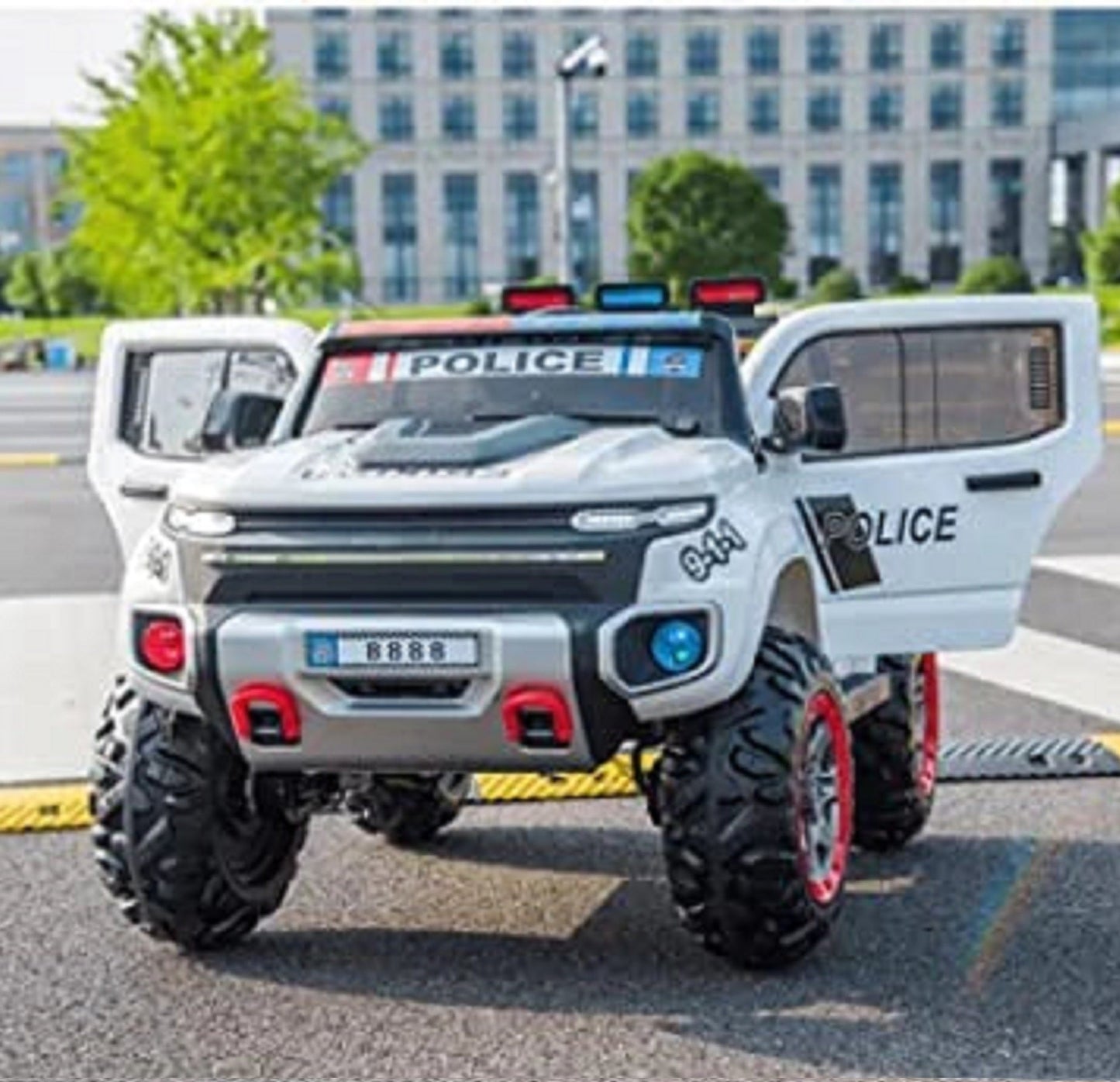 Police Ride-On Electric Car 12v for Kids Age 1-13 Years