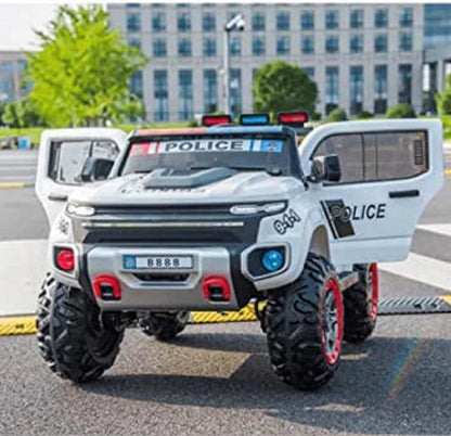 Police Ride-On Electric Car 12v for Kids Age 1-13 Years