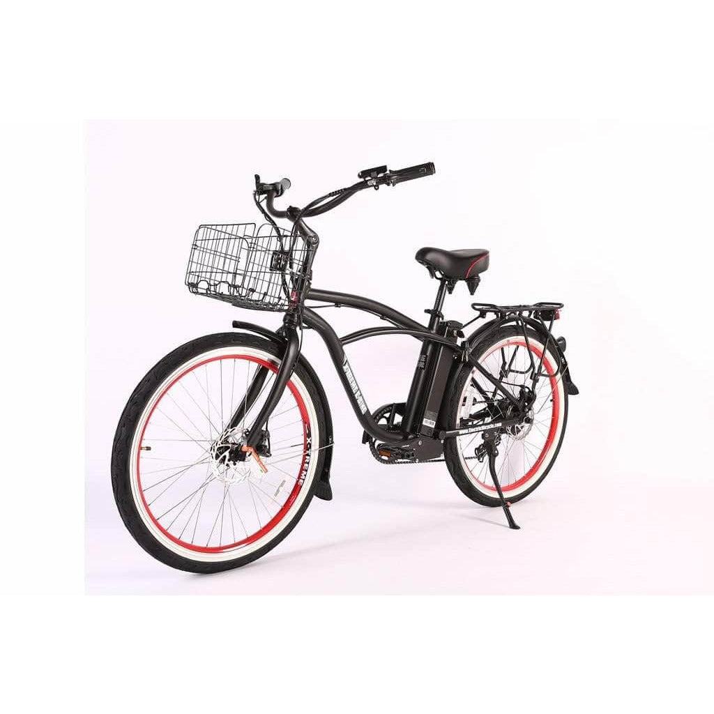 X-Treme Newport Elite Max 36 Volt 350W Electric Beach Cruiser Bike - 100% Financing Available!