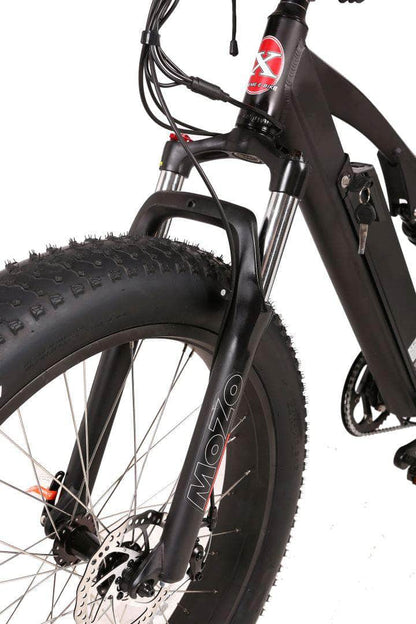 X-Treme Boulderado 48V 500W 17Ah Hub Motor Fat Tire Step-Through Electric Mountain Bicycle - 100% Financing Available!