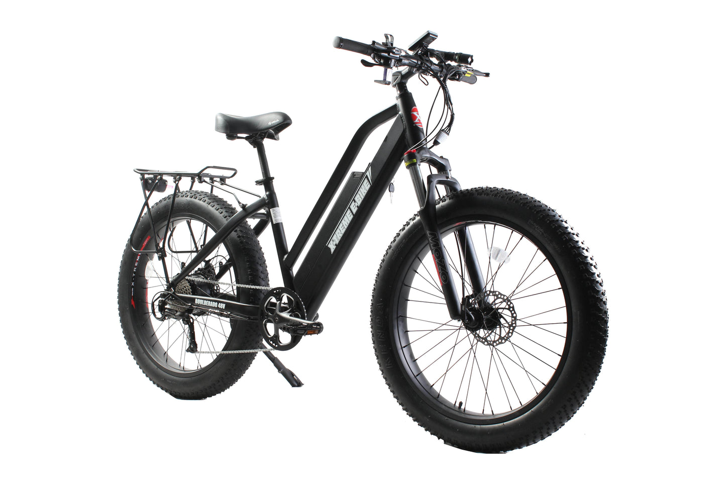 X-Treme Boulderado 48V 500W 17Ah Hub Motor Fat Tire Step-Through Electric Mountain Bicycle - 100% Financing Available!