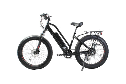 X-Treme Boulderado 48V 500W 17Ah Hub Motor Fat Tire Step-Through Electric Mountain Bicycle - 100% Financing Available!