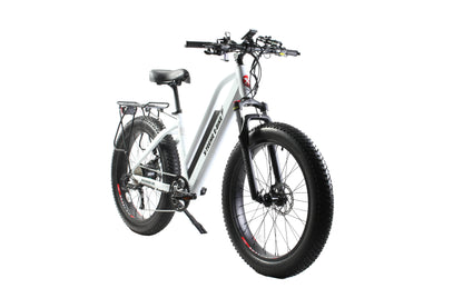 X-Treme Boulderado 48V 500W 17Ah Hub Motor Fat Tire Step-Through Electric Mountain Bicycle - 100% Financing Available!