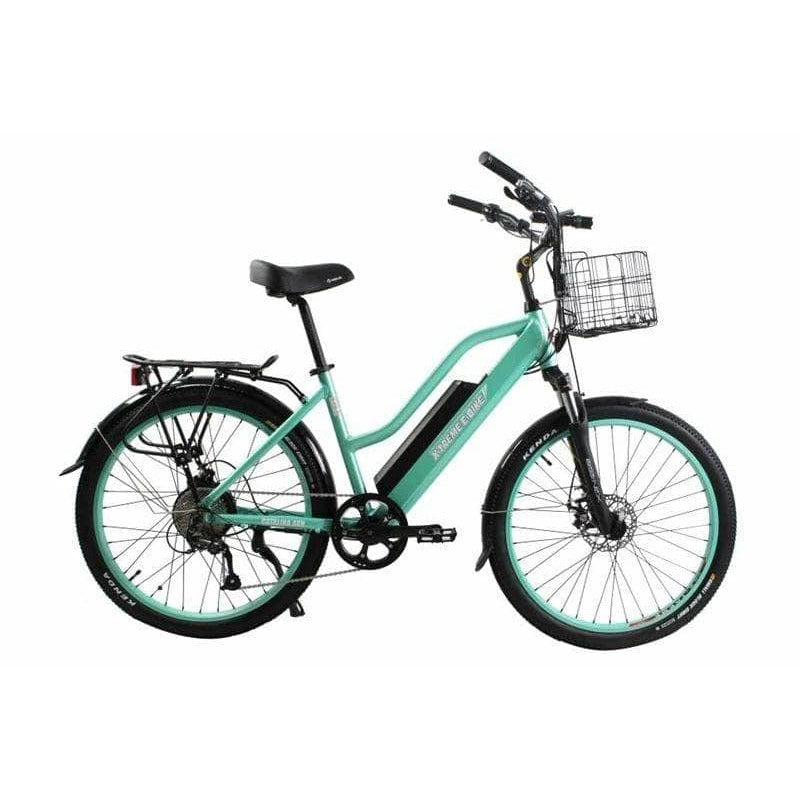 X-Treme Catalina Beach Cruiser 48V 500W Hub Motor Step-Through Electric Cruiser Bike - 100% Financing Available!