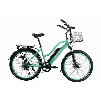 X-Treme Catalina Beach Cruiser 48V 500W Hub Motor Step-Through Electric Cruiser Bike - 100% Financing Available!