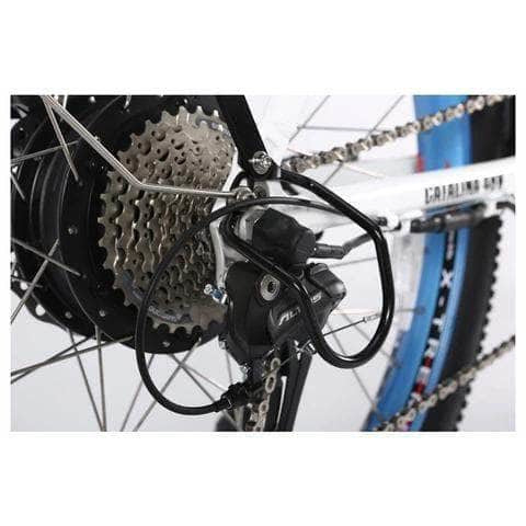 X-Treme Catalina Beach Cruiser 48V 500W Hub Motor Step-Through Electric Cruiser Bike - 100% Financing Available!
