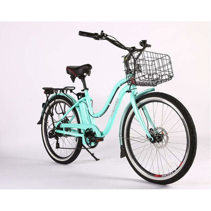 X-Treme Malibu Elite Max 36 Volt 350W Step-Through Beach Cruiser Electric Bike - 100% Financing Available!
