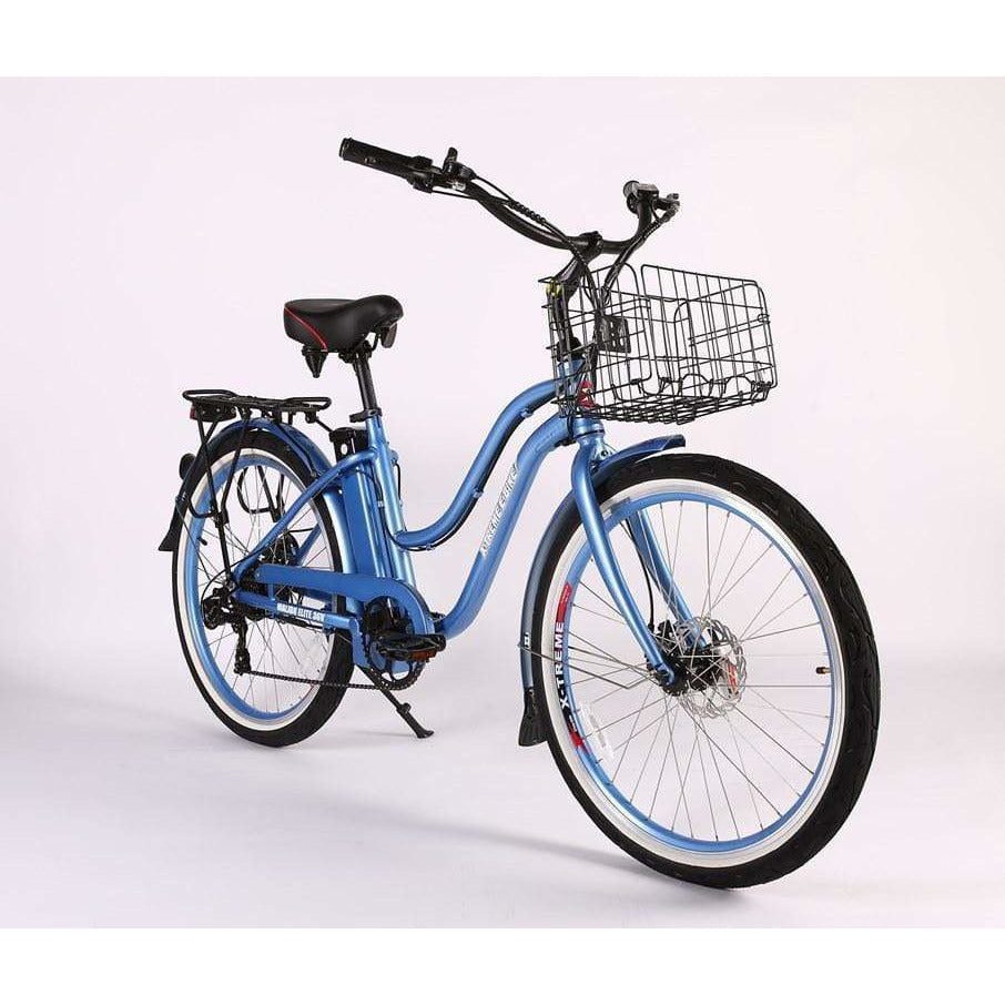 X-Treme Malibu Elite Max 36 Volt 350W Step-Through Beach Cruiser Electric Bike - 100% Financing Available!