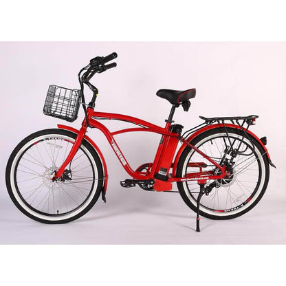 X-Treme Newport Elite Max 36 Volt 350W Electric Beach Cruiser Bike - 100% Financing Available!