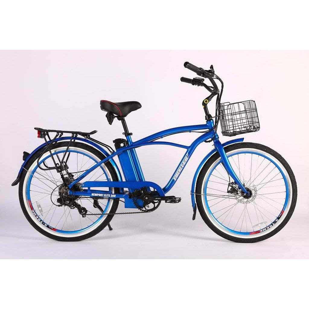 X-Treme Newport Elite Max 36 Volt 350W Electric Beach Cruiser Bike - 100% Financing Available!