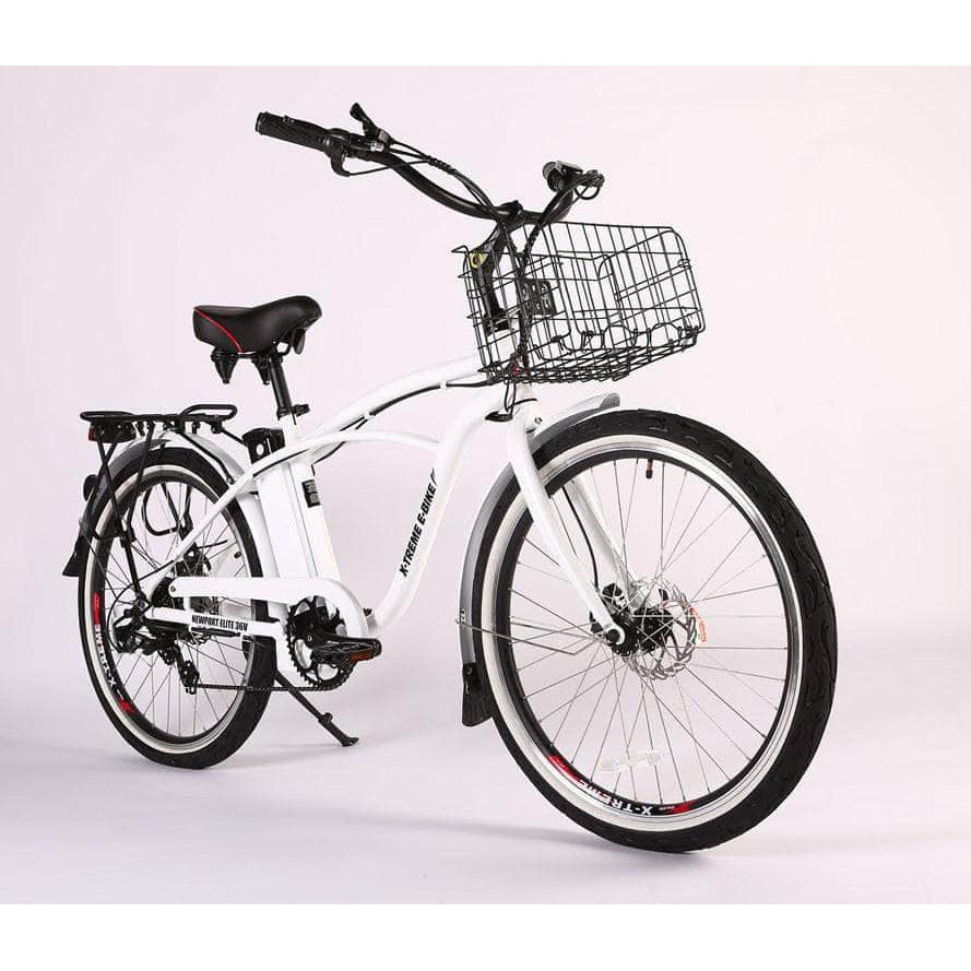 X-Treme Newport Elite Max 36 Volt 350W Electric Beach Cruiser Bike - 100% Financing Available!