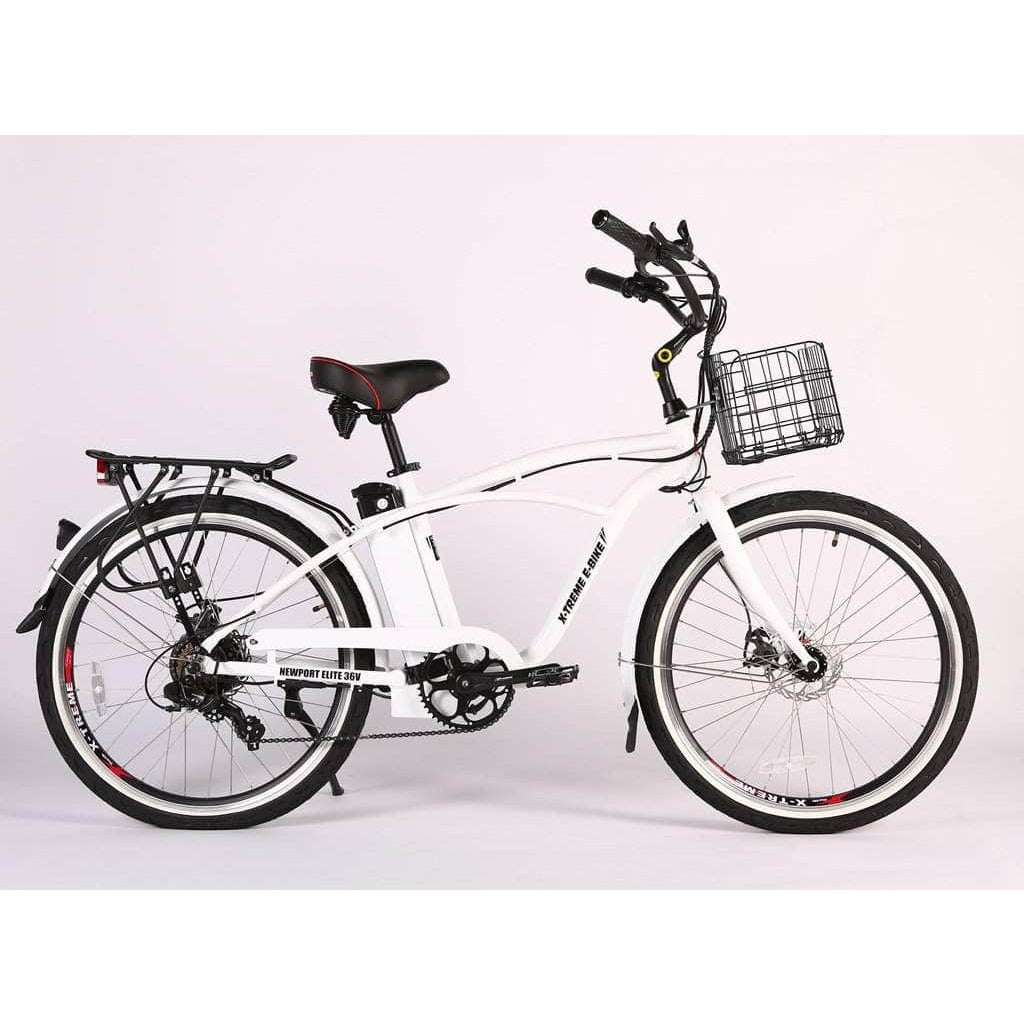 X-Treme Newport Elite Max 36 Volt 350W Electric Beach Cruiser Bike - 100% Financing Available!