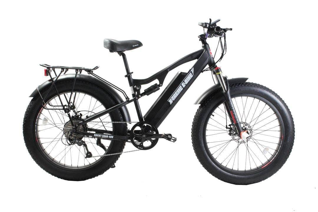X-Treme Rocky Road 48 Volt 17Ah 500W Hub Motor Fat Tire Electric Mountain Bike - 100% Financing Available!