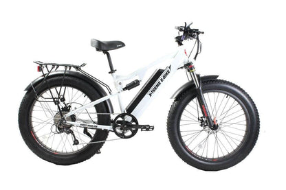 X-Treme Rocky Road 48 Volt 17Ah 500W Hub Motor Fat Tire Electric Mountain Bike - 100% Financing Available!